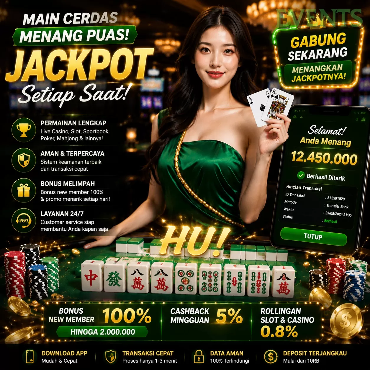 Ikon aplikasi events resmi